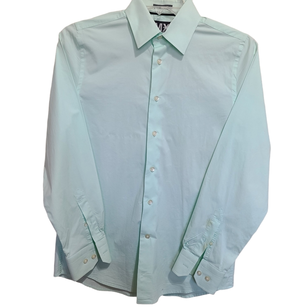 🐚Express Fitted 1MX Dress Shirt (mint)